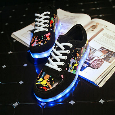 أحذية خفيفة منخفضة تشحن أضواء LED ملونة - سوق وان جملة