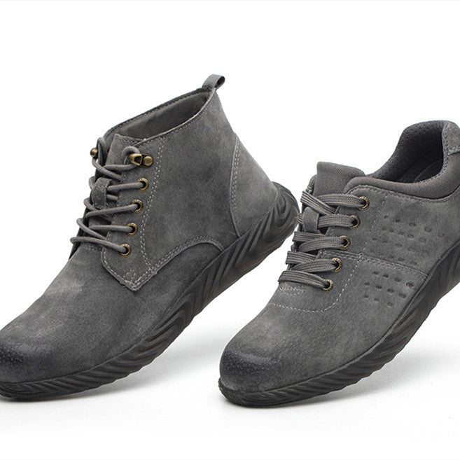 أحذية حماية مغطاة بالفولاذ من الجلد - سوق وان جملة