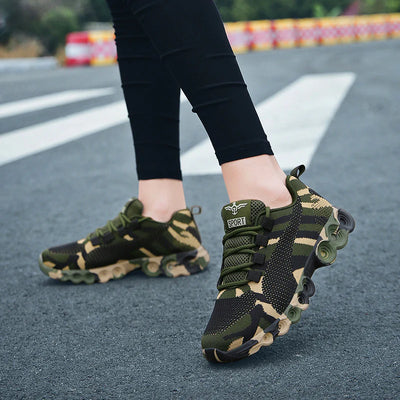 أحذية رياضية مموهة للرجال والنساء لتدريب الطلاب على العمل العسكري - سوق وان جملة