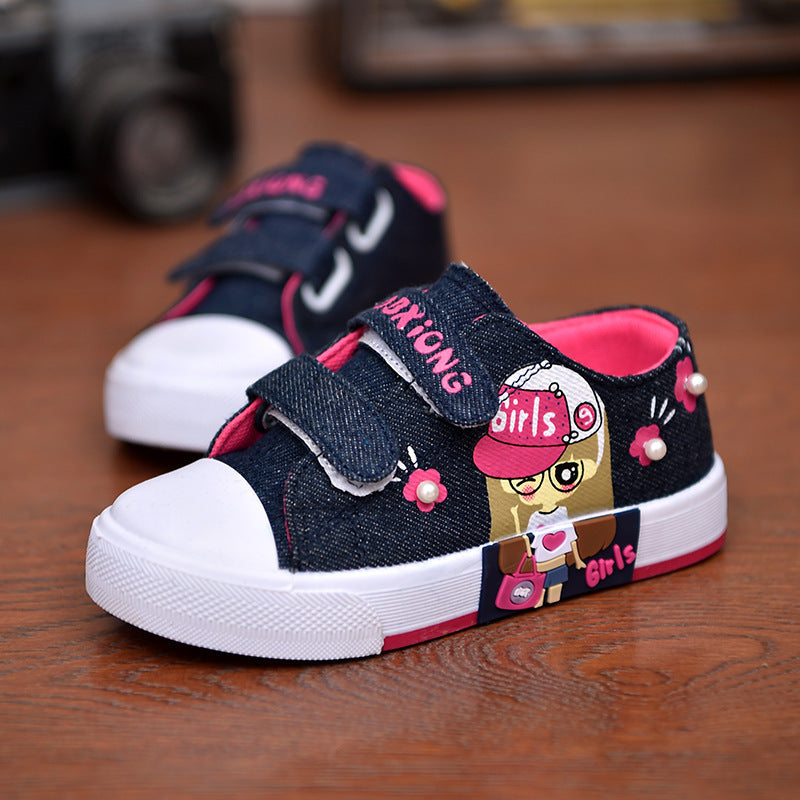 أحذية الأطفال قماشية للفتيات - سوق وان جملة