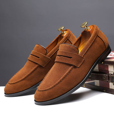 أحذية من جلد نوبوك للرجال كاجوال - سوق وان جملة