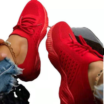 أحذية غير رسمية منسوجة خفيفة الوزن للنساء - سوق وان جملة