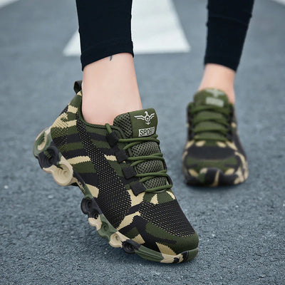 أحذية رياضية مموهة للرجال والنساء لتدريب الطلاب على العمل العسكري - سوق وان جملة