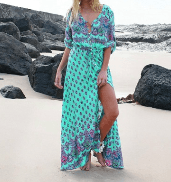 فستان شاطئ طويل - سوق وان جملة